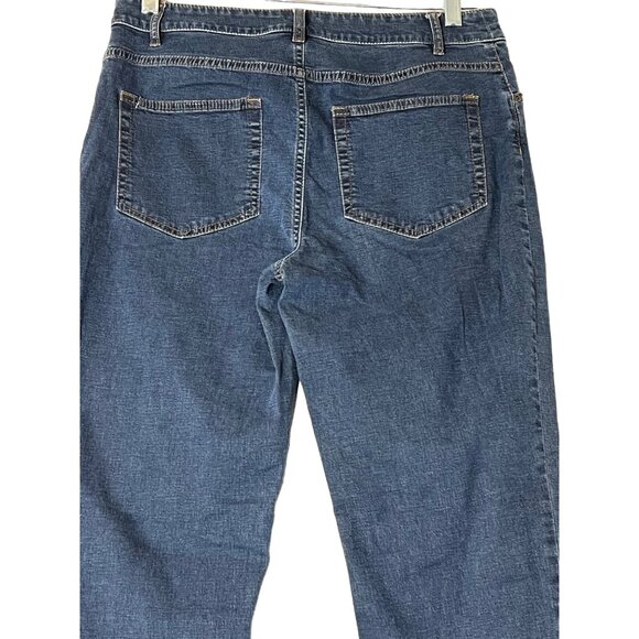 J. Jill Women's Tried & True Fit Slim Leg Jeans Size 8 Cotton & Lycra - Picture 5 of 10